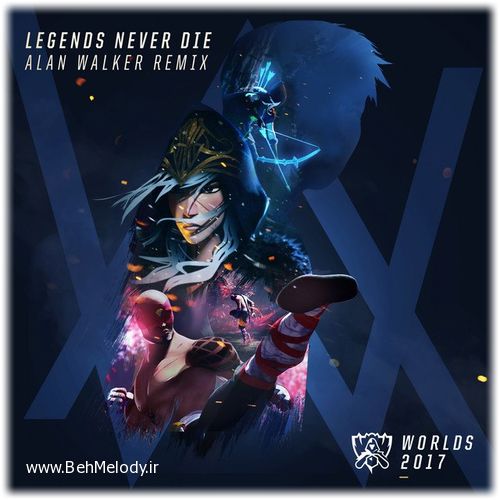 دانلود آهنگ شنیدنی Alan Walker به نام Legends Never Die  (Remix)   