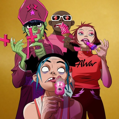 دانلود آهنگ جدید Gorillaz به نام New Gold + ریمیکس   